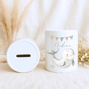 Spardose Mädchen Junge personalisiert Geschenk zur Geburt, Taufe, Taufgeschenk Baby Babygeschenke, Kind Geburtstagsgeschenk, Geburt Geschenk