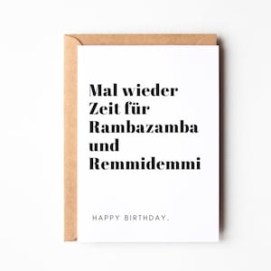 Lustige Geburtstagskarte, Happy Birthday Karte, Geburtstag, Geschenk zum Geburtstag Postkarte DIN A6 | inkl. Kuvert nach Wunsch