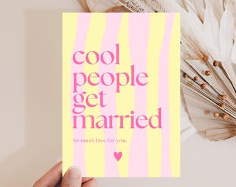 Wedding congratulations card, wedding card, wedding gift, card for the wedding, wedding congratulations cards, wedding greeting card