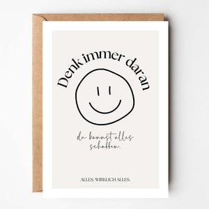 Mutmacher karte
Karte Trost Freundin
mutmacher geschenke
Mutmacher Geschenk
Trostkarte
Trost Geschenk
Ich denke an dich
Unterstützung Geschenk
Mut macher Geschenk
neue Wege
Du schaffst das Karte
Aufmunterung Geschenk
neuanfang Karte Powerfrau