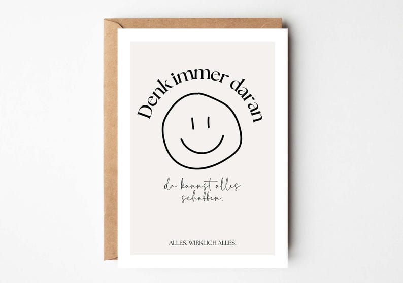 Mutmacher karte
Karte Trost Freundin
mutmacher geschenke
Mutmacher Geschenk
Trostkarte
Trost Geschenk
Ich denke an dich
Unterstützung Geschenk
Mut macher Geschenk
neue Wege
Du schaffst das Karte
Aufmunterung Geschenk
neuanfang Karte Powerfrau