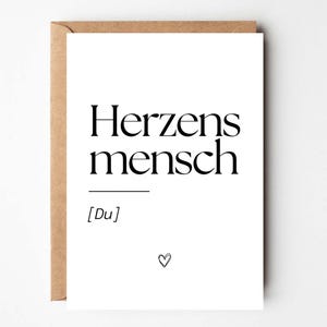 Carte de personne de coeur, meilleur ami, anniversaire de meilleur ami, carte de meilleur ami, cadeau d'ami, personne préférée, personne de coeur