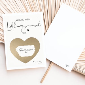 Regalo persona preferita | Gratta e vinci da scriversi addosso I regalo per la fidanzata I biglietto d'auguri personalizzato I voucher gratta e vinci