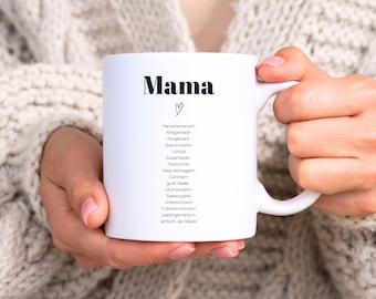 Mamma presentmugg, mammapresent, mors dag, mors present, mors födelsedagspresent, mammamugg, mamma synonym