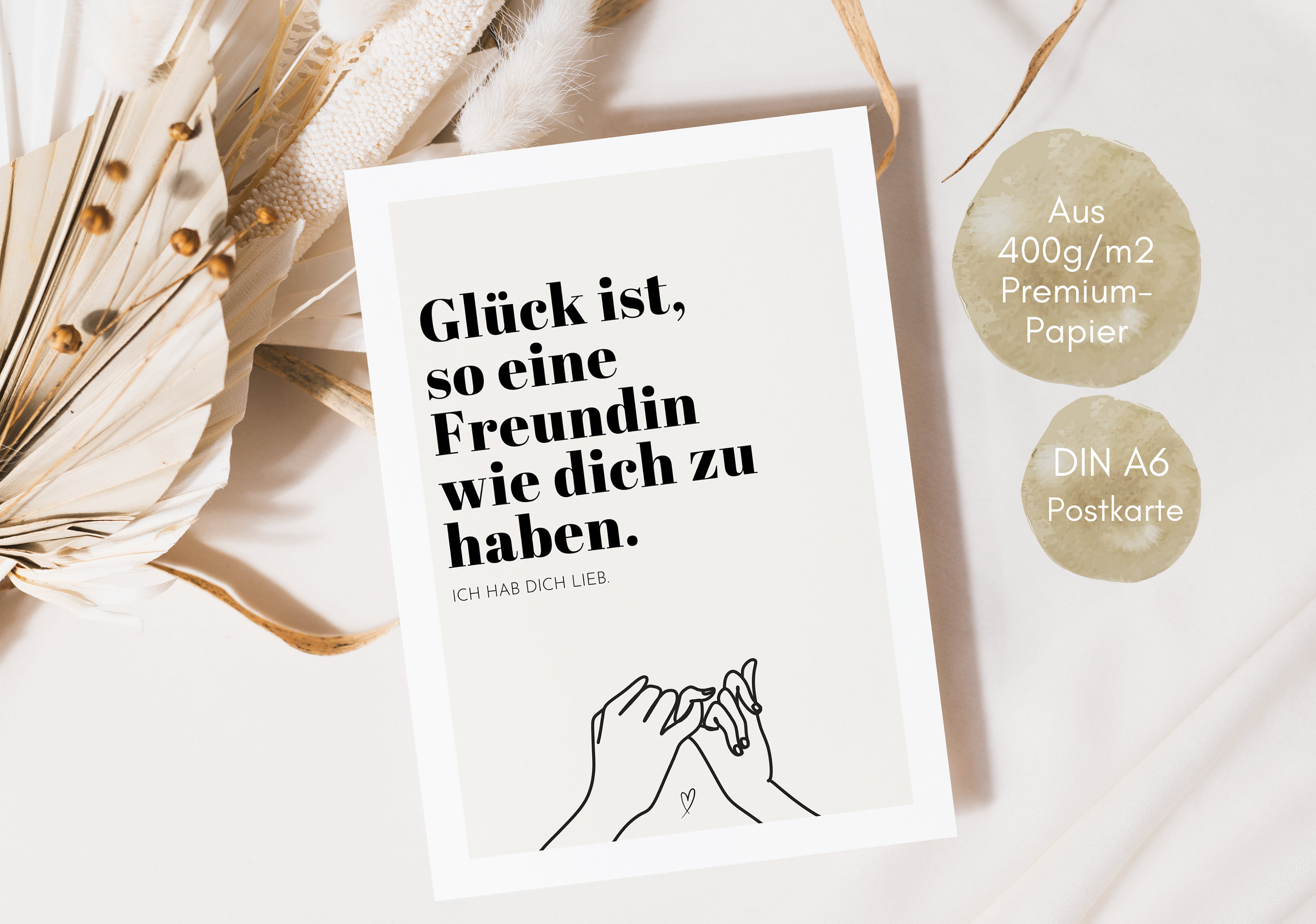 Postkarte BESTE FREUNDIN inkl. Kuvert nach Wunsch Beste Etsy.de