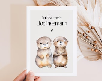 Boyfriend gift, favorite man, husband gift, partner gift, I love you, anniversary, gift for him, Valentine's Day - Hej.Otti®