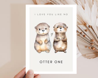 Anniversary gift, anniversary for husband, anniversary card, anniversary present, gift for partner, I love you like no other, wedding anniversary card
