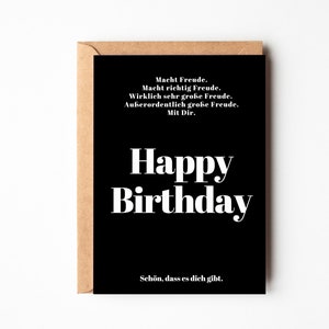 Tarjeta de cumpleaños divertida "gran alegría contigo" | regalo de cumpleaños divertido, feliz cumpleaños, tarjeta de cumpleaños para hombres, tarjeta de cumpleaños