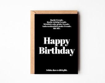 Funny birthday card "great joy with you" | funny birthday gift, Happy Birthday, birthday card for men, birthday card