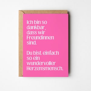 Hart persoon cadeau liefdevolle wenskaart "Ik ben zo dankbaar dat je bestaat", zeg dankjewel, cadeau favoriete persoon, beste vriend