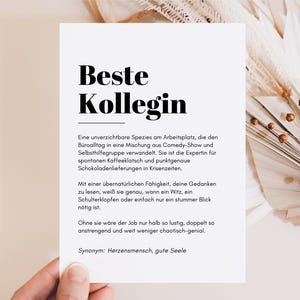 Cadeau de collègue, adieu de collègue, anniversaire de collègue, cadeau de collègue de travail, collègue de carte d'adieu, collègue de travail drôle de carte
