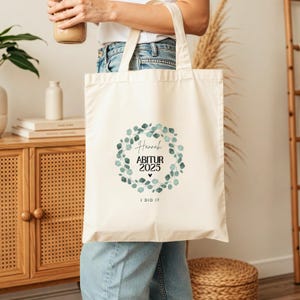 Sac de jute personnalisé cadeau Abitur, Abitur réussi diplôme Abitur, Félicitations Abitur Abitur 2025, Idée cadeau Abitur loulala®
