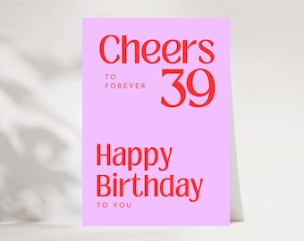 Carte postale pour 40e anniversaire, carte d'anniversaire amusante pour 40e anniversaire, femme de quarante ans, carte pour 40e, 41e, 42e, 43e, 44e, 45e anniversaire