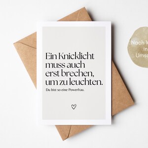 Postkarte Mutmacher, Mutmacher Geschenk, Trostkarte, Mut machen, schwere Zeiten, Ich bin für dich da, Gute Besserung wünschen, Trostkarte A6