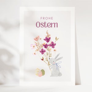 Biglietto di Pasqua, regalo di Pasqua, biglietto di auguri di Pasqua come cartolina A6, su richiesta con busta inclusa