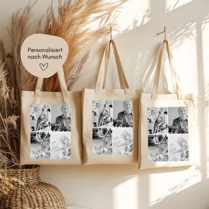 loulala® Grandma gift jute bag with printed pictures, Grandma birthday, Grandma birthday gift, Grandma gift idea, Best Grandma, Grandma bag