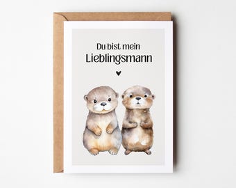 Boyfriend gift, favorite man, husband gift, partner gift, I love you, anniversary, gift for him, Valentine's Day - Hej.Otti®