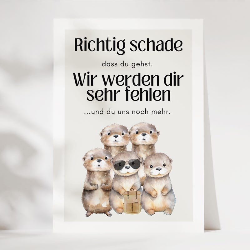 Karten zum abschied kollege a4 - Etsy.de