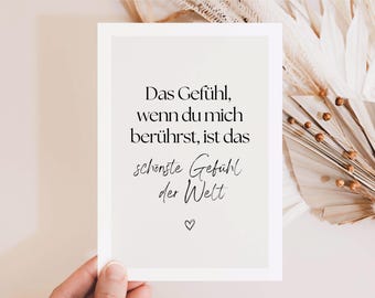 I love you card, gift for partner, Valentine's Day, anniversary, wedding anniversary gift, favorite person, love card for partner DINA6