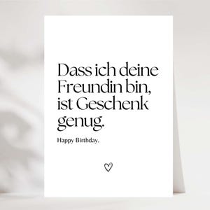 Lustige Geburtstagskarte Beste Freundin Geschenk, beste Freundin Geburtstagsgeschenk Freundin, Freundin Geburtstag, Geschenk für Männer