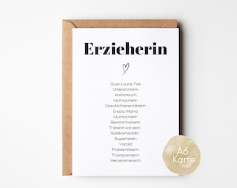Kindergarten teacher gift, kindergarten teacher gift, thank you gift, kindergarten teacher birthday gift, kindergarten farewell gift