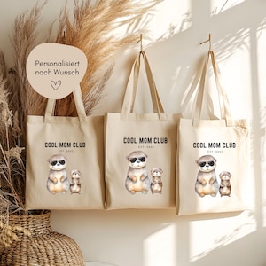 Hej.Otti® Mom gift, mom birthday jute bag fabric bag, mom gift, mother bag, gift for birth woman, Mother&#39;s Day gift