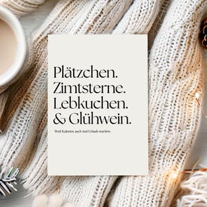 Lustige Weihnachtskarte, Weihnachten Karte, Weihnachtsgruß, Weihnachtskarte mit lustigem Spruch Definition, witzigen Weihnachtskarte