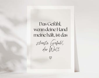 I love you card, gift for partner, Valentine's Day, anniversary, wedding anniversary gift, favorite person, love card for partner DINA6