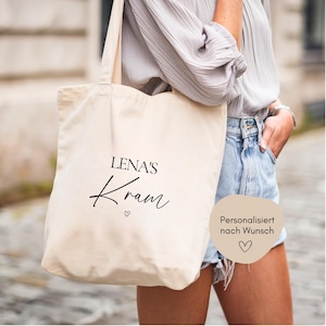 loulala® Girlfriend gift, Girlfriend birthday jute bag fabric bag, jute bag with print, beach bag, shopping bag personalized