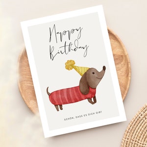 S e Dackel Geburtstagskarte Dackel Geschenk Dackel Gru karte Zum s-e-dackel-geburtstagskarte-dackel-geschenk-dackel-gru-karte-zum