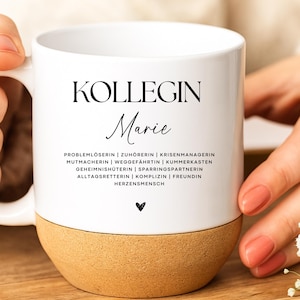loulala® colleague gift, colleague mug, colleague birthday, colleague farewell, colleague thank you, colleague retirement colleague with heart