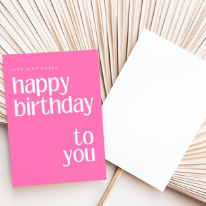 Geburtstagskarte pink für Herzensmenschen, Happy Birthday beste Freundin, Geburtstagsgeschenk für Frauen, Postkarte DINA6 Bild 6