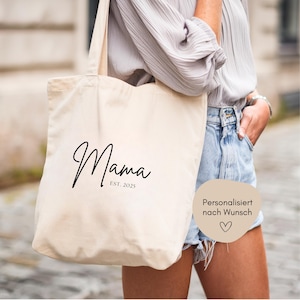 loulala® Mom gift, mom birthday jute bag fabric bag, mom gift, mother bag, gift mom birth, Mother&#39;s Day gift