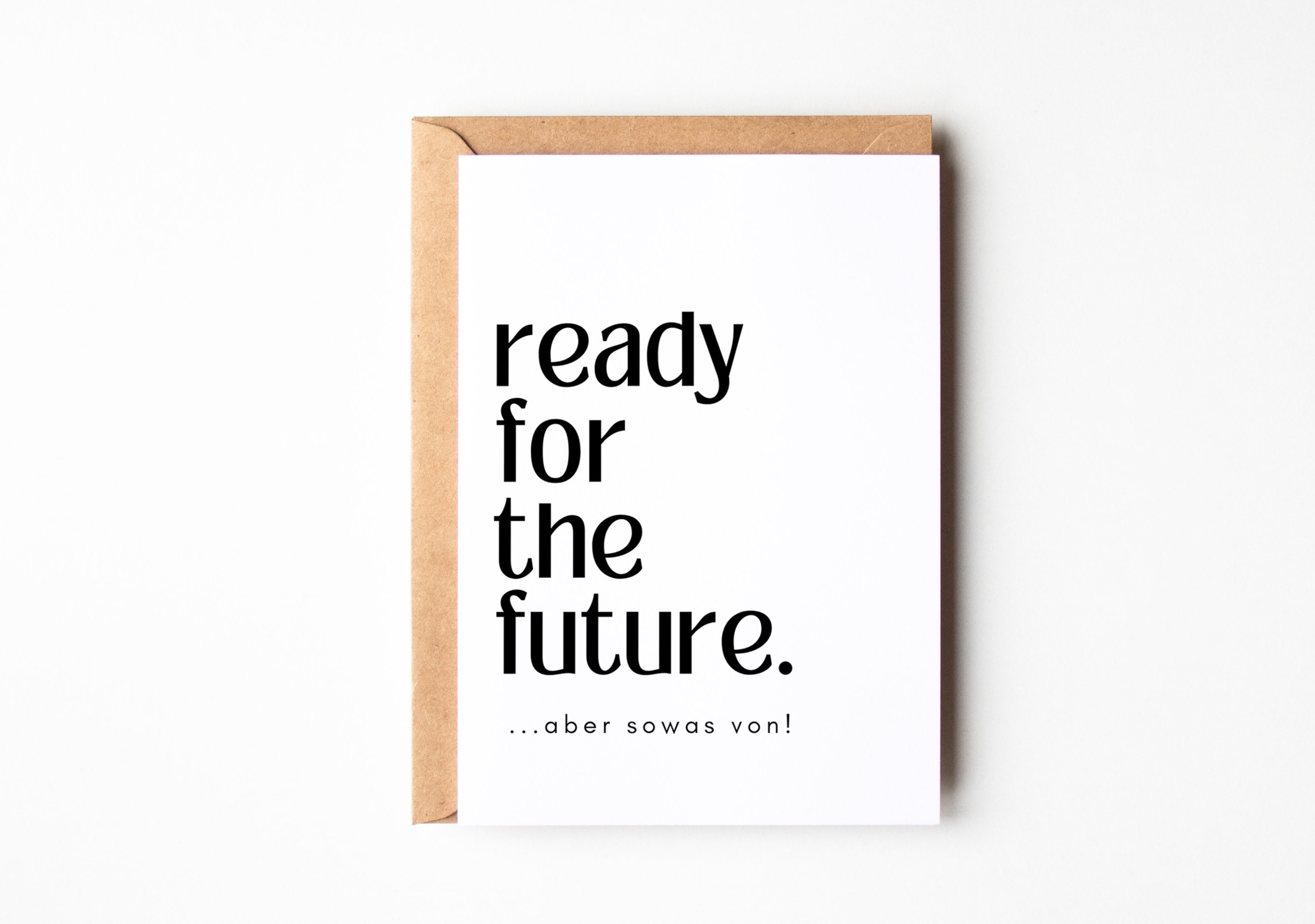 WBdesignz Biglietto Motivazionale Con Busta | Sei Orgoglioso Di Te | 125x125mm | Carta Premium 300g/m² | Made In Germany