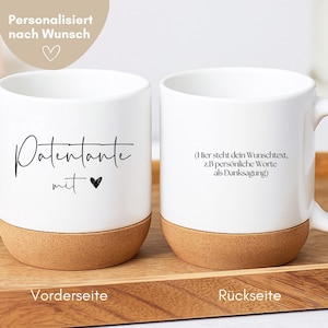 loulala® Mug godmother with heart – gift for godmother, mug, godmother gift birthday, godmother mug, godmother questions