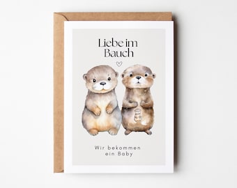 Announce pregnancy, We're having a baby, We're pregnant, You're going to be a grandma, You're going to be a grandpa, You're going to be an aunt, You're going to be an uncle - Hej.Otti®