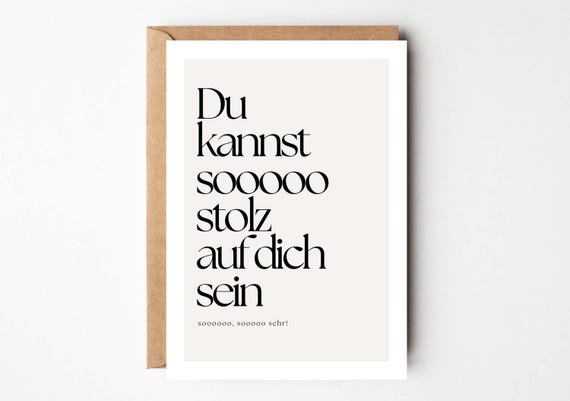 Mutmacher Karte, Prüfung bestanden, schwere Zeit überstanden, stolz auf dich, Mut machen, Bachelor, Master, Doktor, Abschluss bestanden