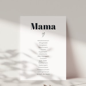 Tarjeta de cumpleaños mamá, tarjeta sinónimo mamá, día de la madre, regalo de la madre, tarjeta del día de la madre, tarjeta de nacimiento de la madre, regalo de mamá