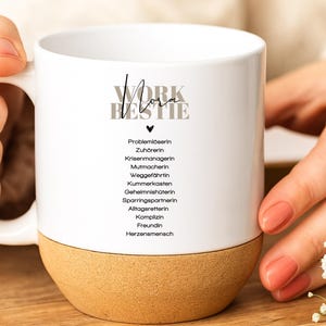 loulala® colleague gift, colleague mug, work bestie, colleague birthday, colleague farewell, thank you colleague, colleague retirement