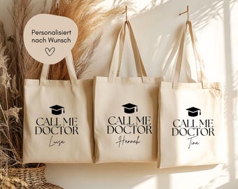 Doctor 2025 gift jute bag personalized, doctor passed, doctor gift, doctor exam passed, promotion doctor loulala®
