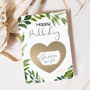 loulala® gratta e vinci da scrivere addosso, gratta e vinci, biglietto d'auguri personalizzato, voucher card, voucher con busta