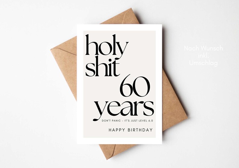 60 Geburtstag Frau
60 Geburtstag Mann
Happy Birthday 60
Grußkarte zum 60
geburtstagsgeschenk 60
Geburtstags Karte 60
Geburtstagskarte 60
Geburtstags Geschenk 60
Happy Birthday Karte 60
geburtstag 60
60 Geburtstag Karte
60 Geburtstag
sechzigster geburtstag Karte