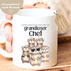 Geschenk Chef Tasse, Geschenk für Chef zum Geburtstag, Chef danke sagen, Chef Abschied, Chef Geburtstag, Chef Tasse, bester Chef - Hej.Otti®
