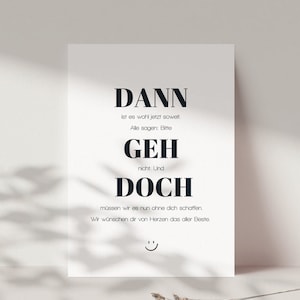 Carte d'adieu amusante pour les collègues, cadeau d'adieu pour les collègues, cadeau de changement d'emploi, carte de retraite, carte de retraite au choix avec enveloppe