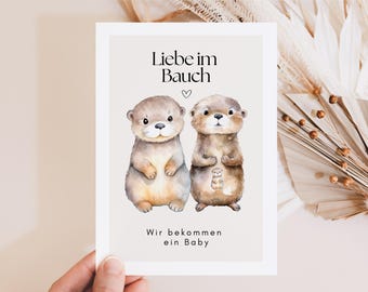 Announce pregnancy, We're having a baby, We're pregnant, You're going to be a grandma, You're going to be a grandpa, You're going to be an aunt, You're going to be an uncle - Hej.Otti®