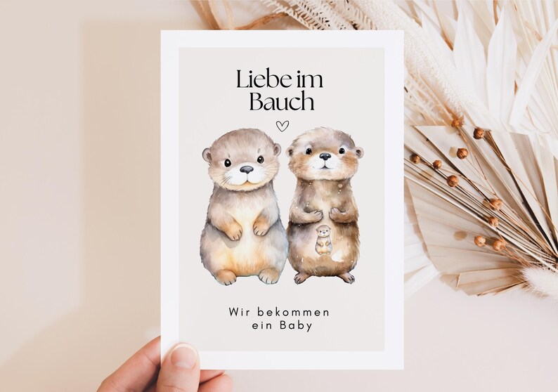Schwangerschaft verkünden, Wir bekommen ein Baby, Wir sind schwanger, Du wirst Oma, Du wirst Opa, Du wirst Tante, Du wirst Onkel - Hej.Otti®