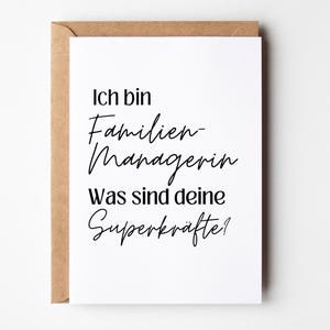 Carte postale drôle de héros de tous les jours, cadeau de meilleur ami, héros de tous les jours, cadeau d’encouragement, cadeau de maman, femme de cadeau de gestionnaire de famille