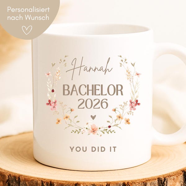 Regalo di laurea triennale 2026, tazza personalizzata con nome, regalo di laurea triennale, tazza per laurea triennale, tazza da laurea triennale