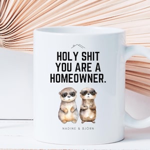 Proprietà regalo, tazza regalo di inaugurazione della casa per trasloco, nuova casa felice, regalo di inaugurazione della casa, regalo di inaugurazione della casa, proprietario di casa, proprietario di casa