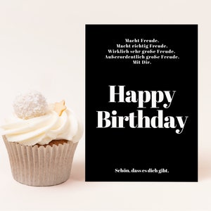 Tarjeta de cumpleaños divertida "gran alegría contigo" | regalo de cumpleaños divertido, feliz cumpleaños, tarjeta de cumpleaños para hombres, tarjeta de cumpleaños